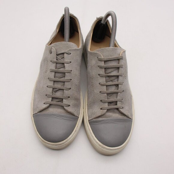 Axel Arigato Gray Leather Sneakers Men's Size US 7.5 Casual Shoes Lace Up - Picture 2 of 11